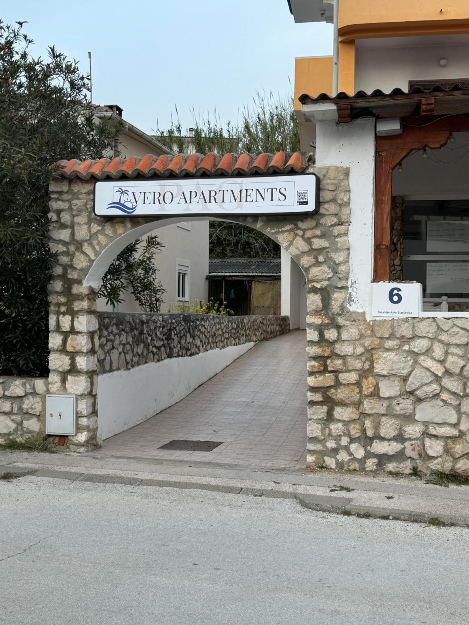 Pag Vero Apartments Паг Экстерьер фото